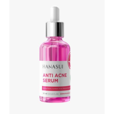 Serum Wajah Muka HANASUI Whitening Brighty Anti Acne Jerawat Pink BPOM ORIGINAL