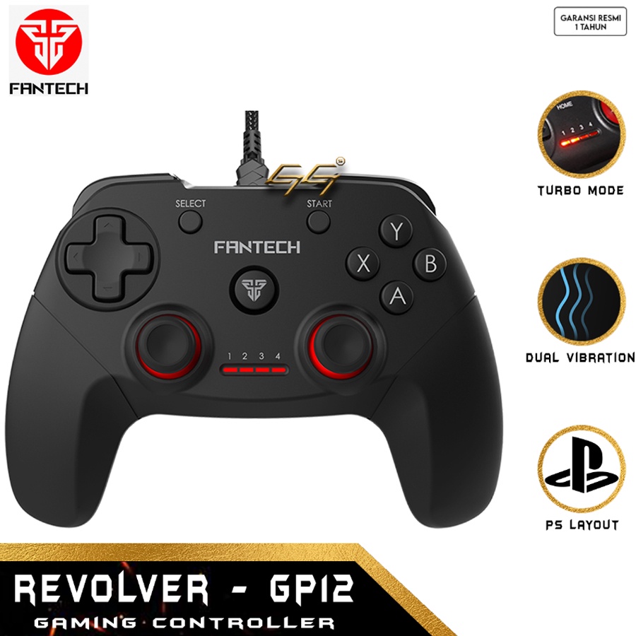 Gaming Controller Gamepad Joystick USB PS/XBOX/PC Fantech Shooter GP12 Wired Gaming Controller