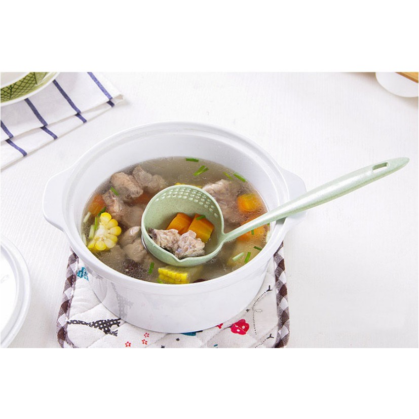 E181 SENDOK SOUP SARINGAN 2 IN 1 CENTONG KUAH SAYUR SENDOK KUAH