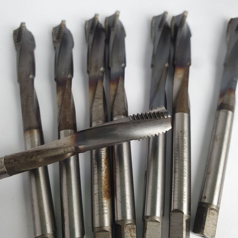 Tap mesin m10x1,25 - tap spiral 10x1.25 tap mesin m10 x 1.25