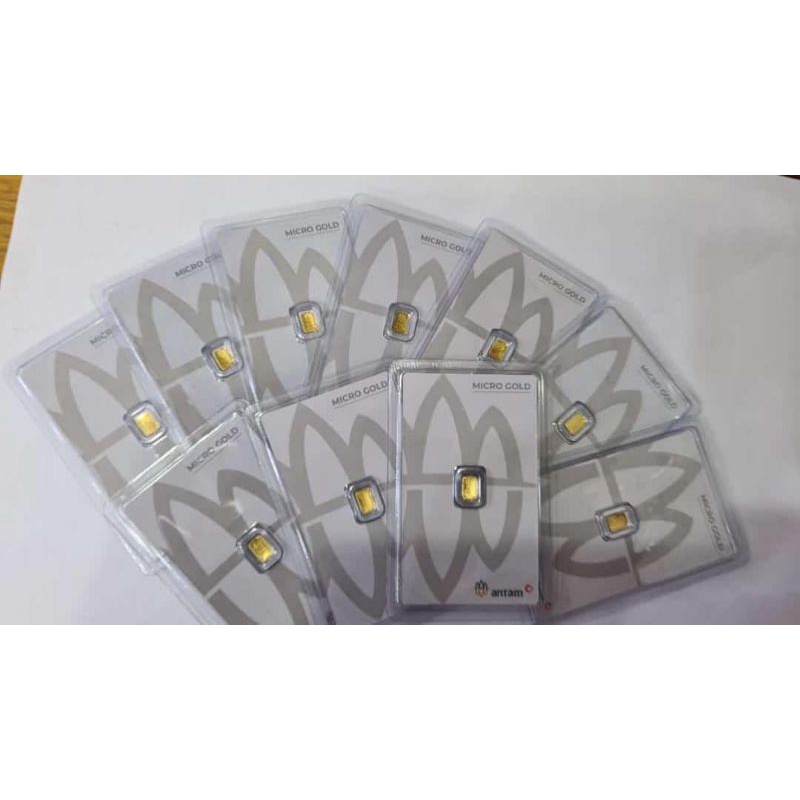 Logam Mulia 24K Antam Micro Gold 0.1 Gram