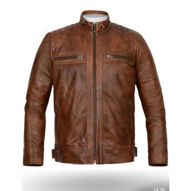 JAKET KULIT PRIA ASLI DOMBA JENIS SPINIL PREMIUM