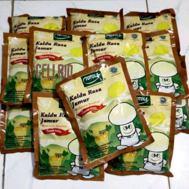 TOTOLE Kaldu Jamur Kaldu Vegan Halal MUI Sachet 80 gram