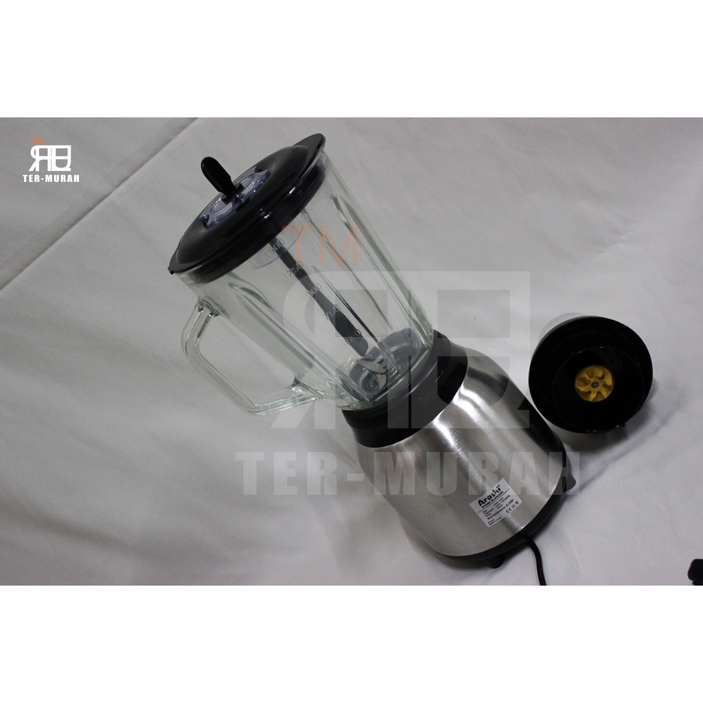 Arashi Stand Blender ASB 1503 Pelumat/ Jar Kaca/ 3 Mode Kecepatan