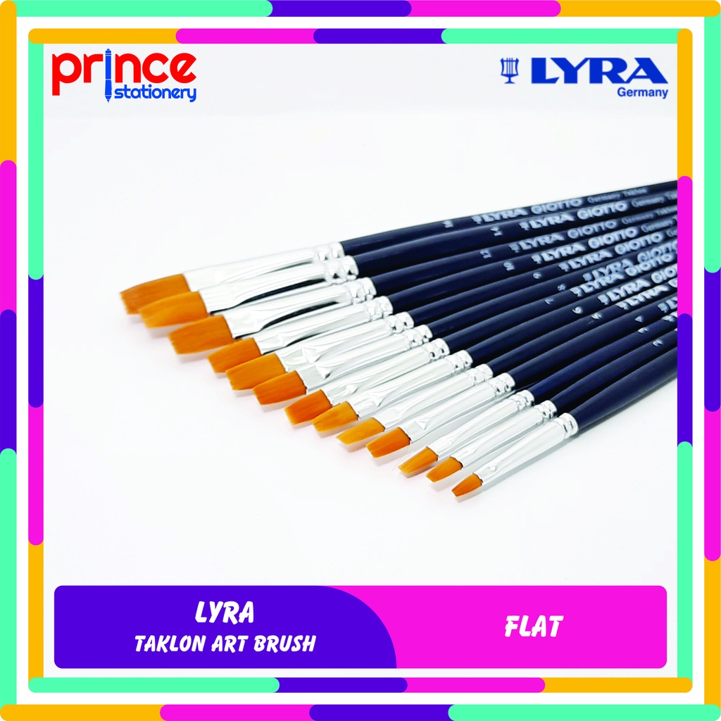 

KUAS LUKIS LYRA GIOTTO TAKLON ART BRUSH FLAT