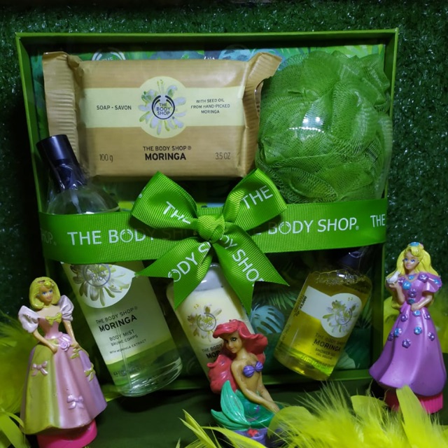 seserahan nikah the body shop moringa / moringa the body shop