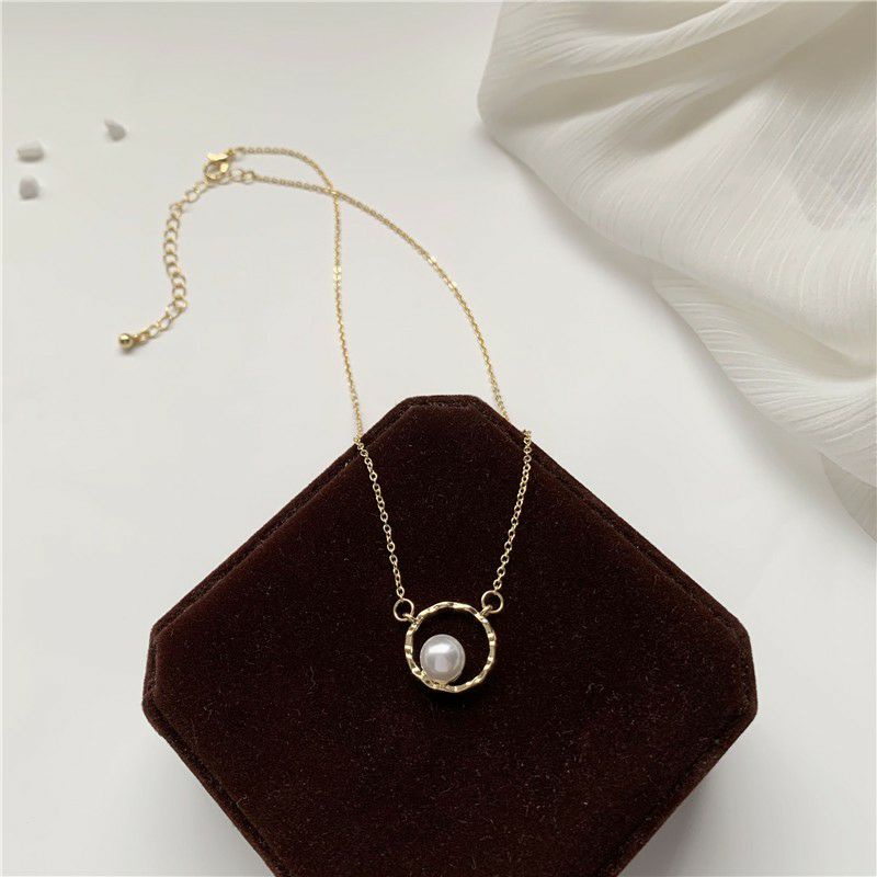 WB268 Kalung Round Pearl