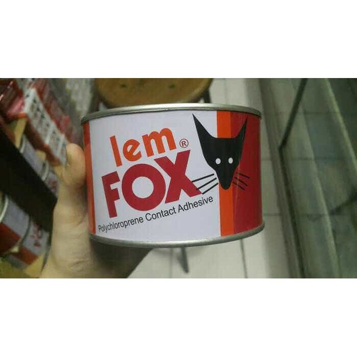 

LEM FOX KUNING 300 GR / LEM KARPET SENDAL KULIT KAYU HPL KARET / SENG