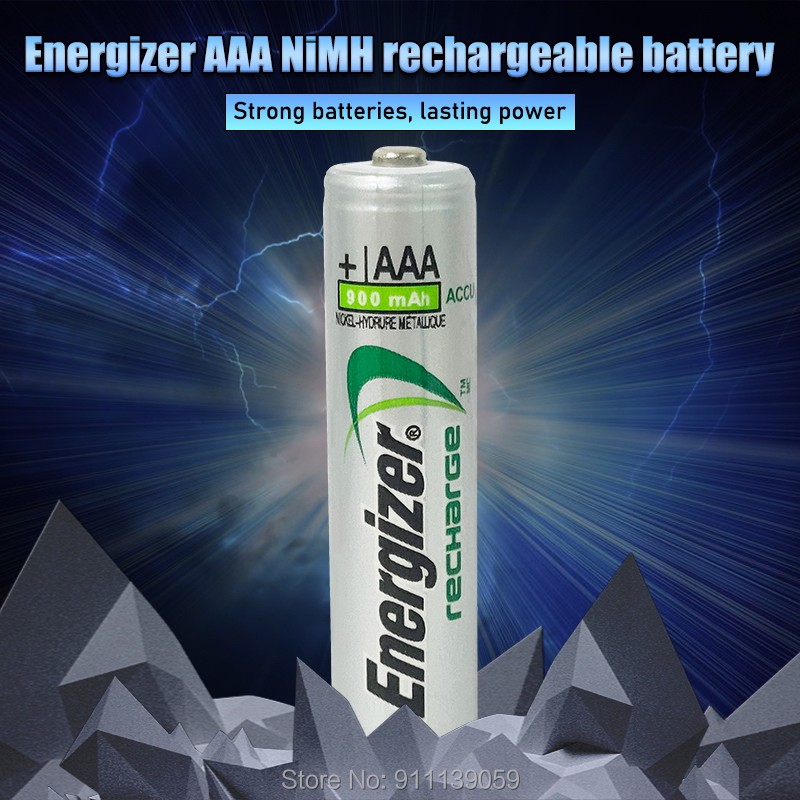 Baterai Isi Ulang Energizer 1.2V 900mAh AAA NI-MH Baru Digunakan untuk mouse nirkabel, perangkat elektronik