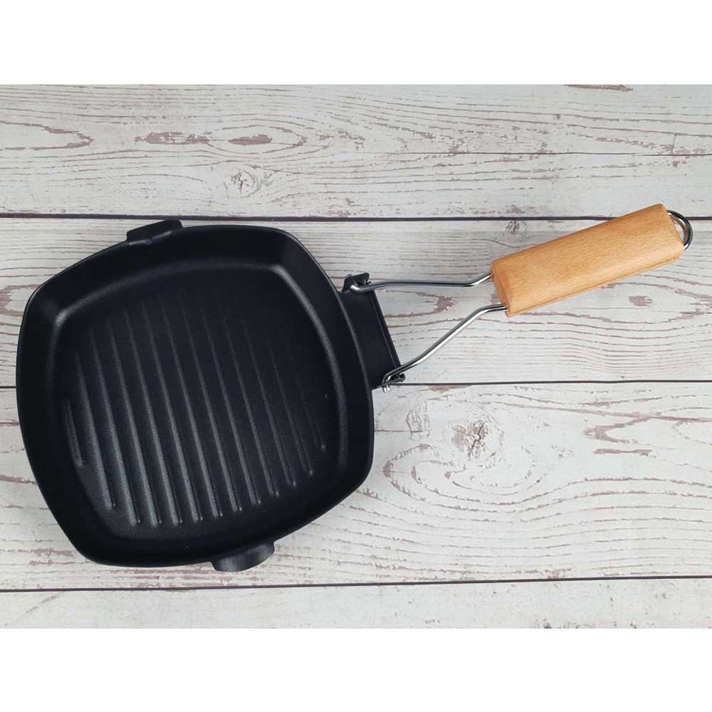 Xinmao Panci Masak Grid Nonstick Grill Frying Pan 20cm