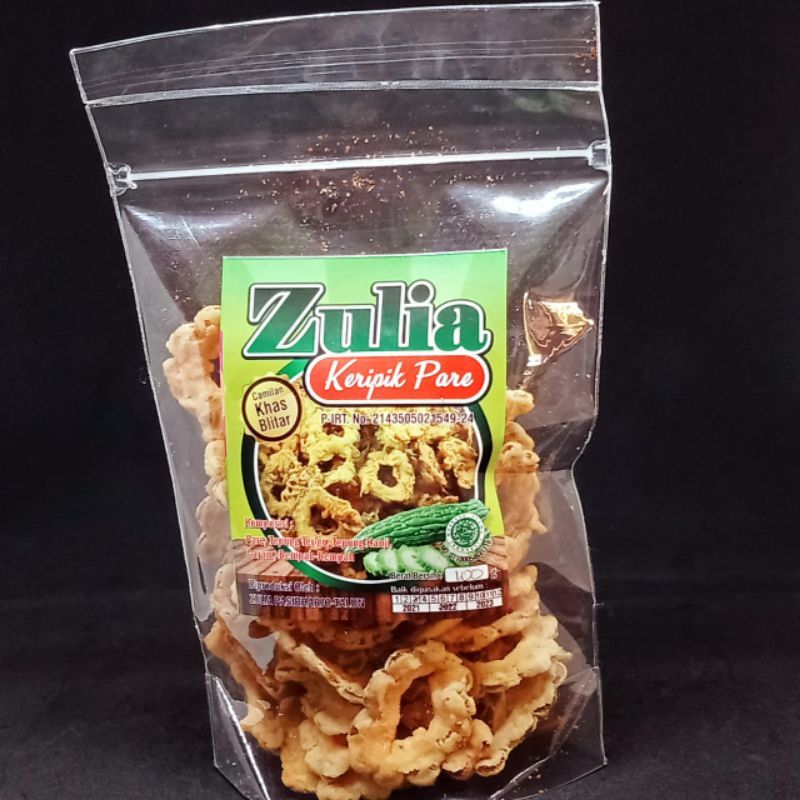 

Keripik Pare Enak Zulia Camilan khas Mblitar original 100 gr