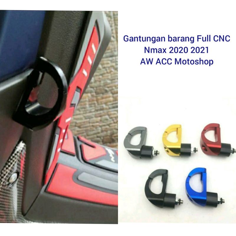 Gantungan cantolan barang Full CNC Yamaha new nmax 2015 - 2023 Freego Lexi