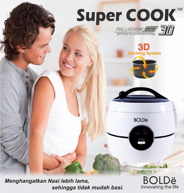 Rice cooker BOLDe Super COOK 3D 1 liter Palladium