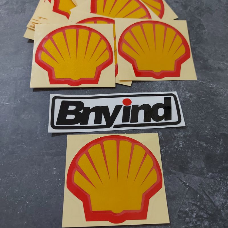 STICKER LOGO SHELL CUTTING