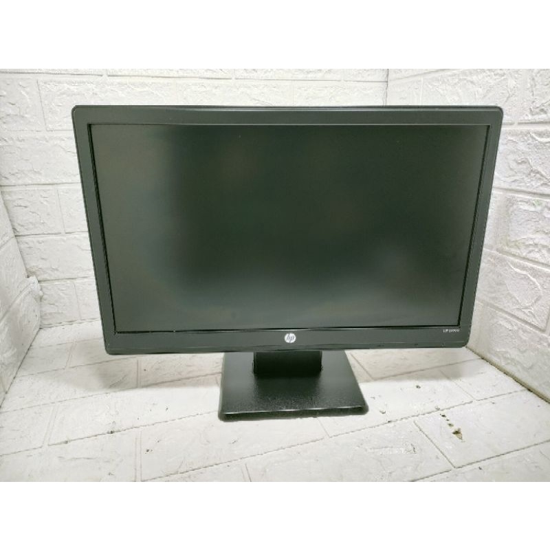 MONITOR LED HP 19 INCH LIKE NEW LENGKAP KABEL BERGARANSI