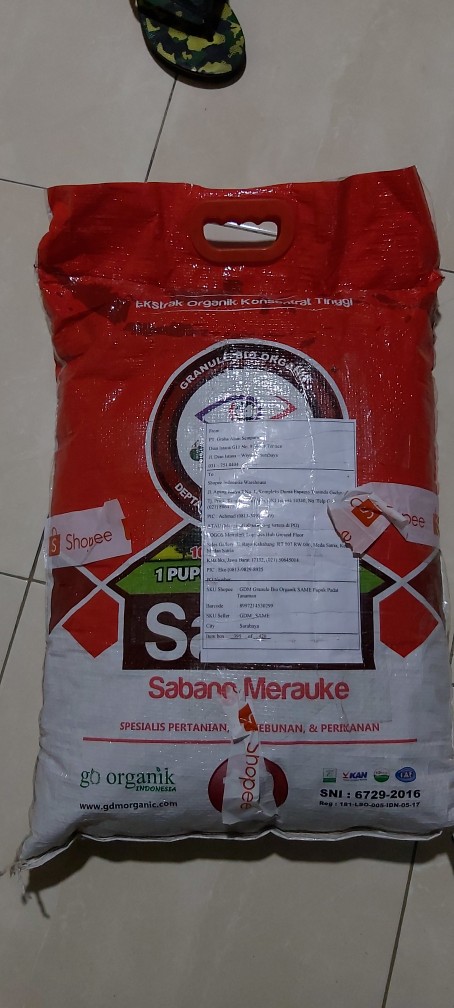 Gdm Granule Bio Organik Same Pupuk Padat Tanaman