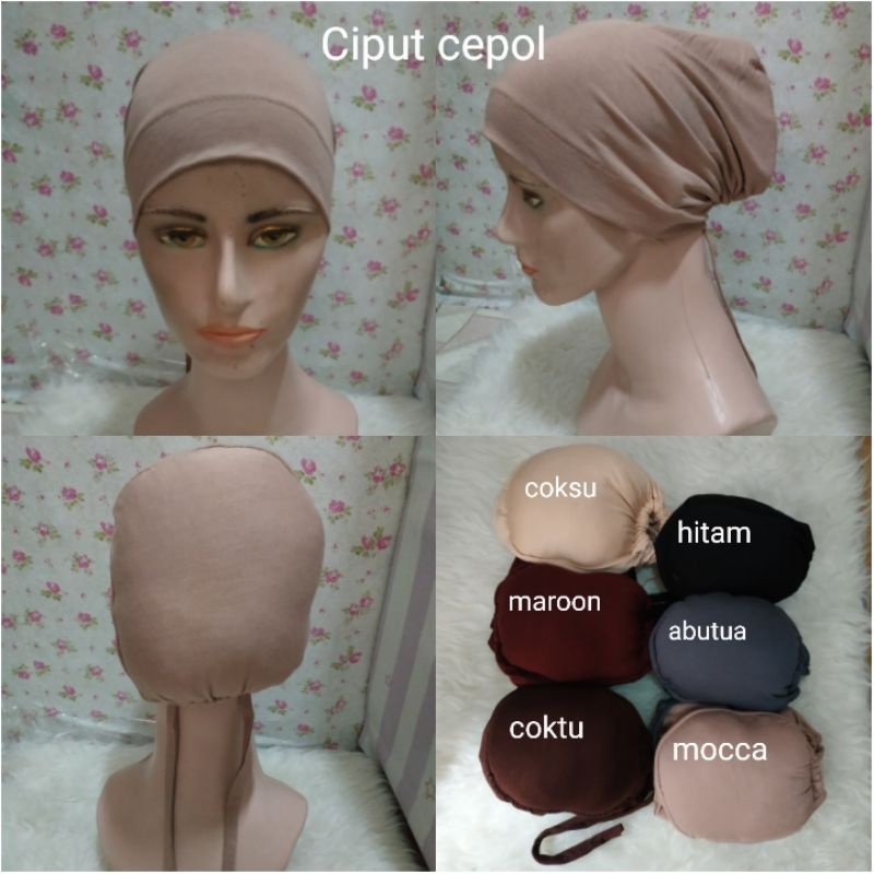 Ciput Hijab Cepol Katun/ Cepol Hijab/Ciput Cepol