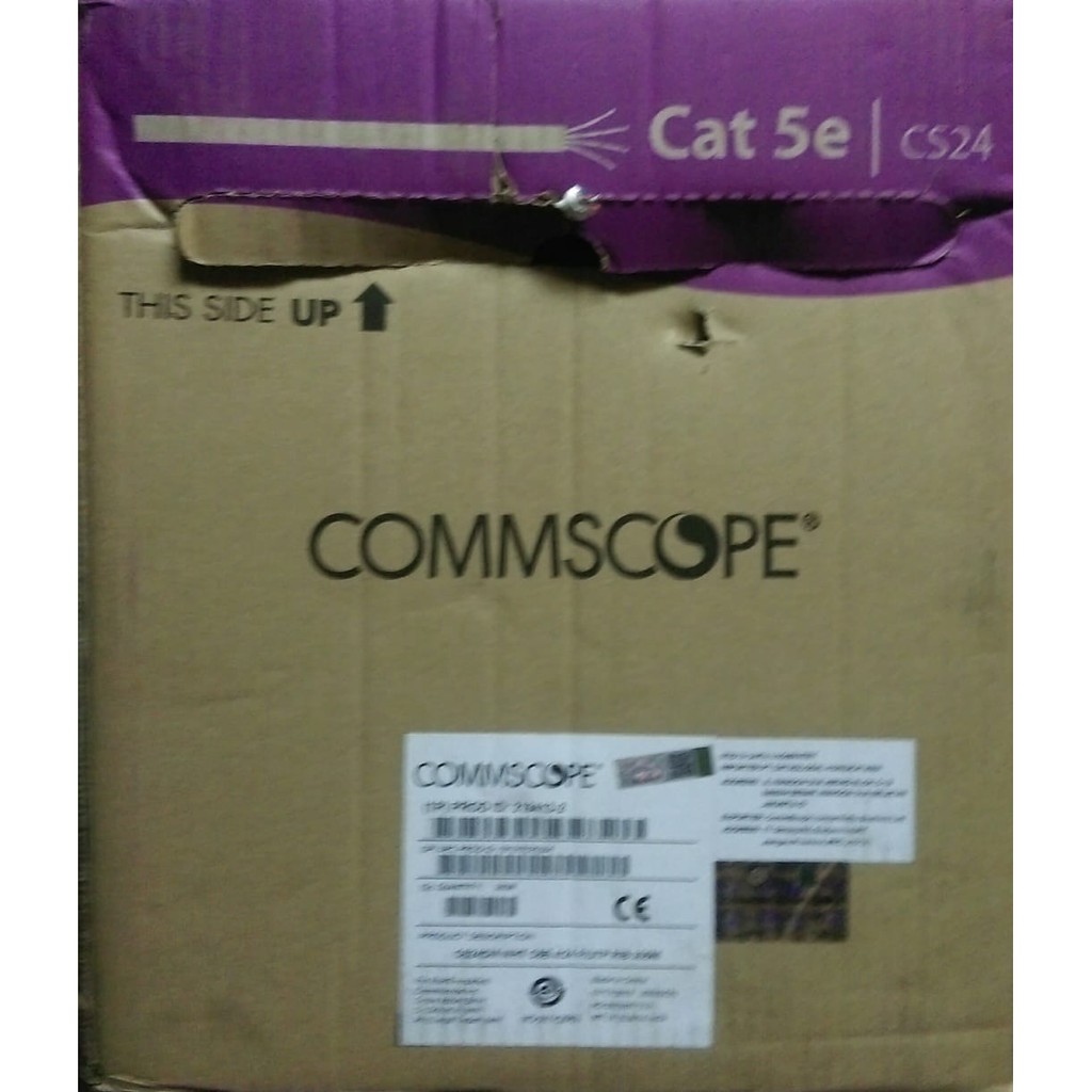 Kabel STP / FTP Cat5e Commscope ,219413-2 | CS24CM WHT C5E 4/24 F/UTP RIB 305M