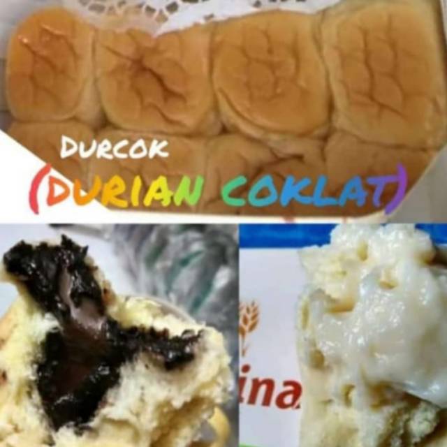 

Sabrina bakery keju lumer, durian coklat,coke lumer