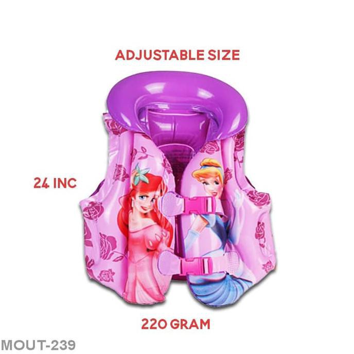 SWIM VEST 19 Rompi Pelampung air tiup anak pengaman renang alat berenang jaket anak-anak karakter kartun lucu cewek cowok