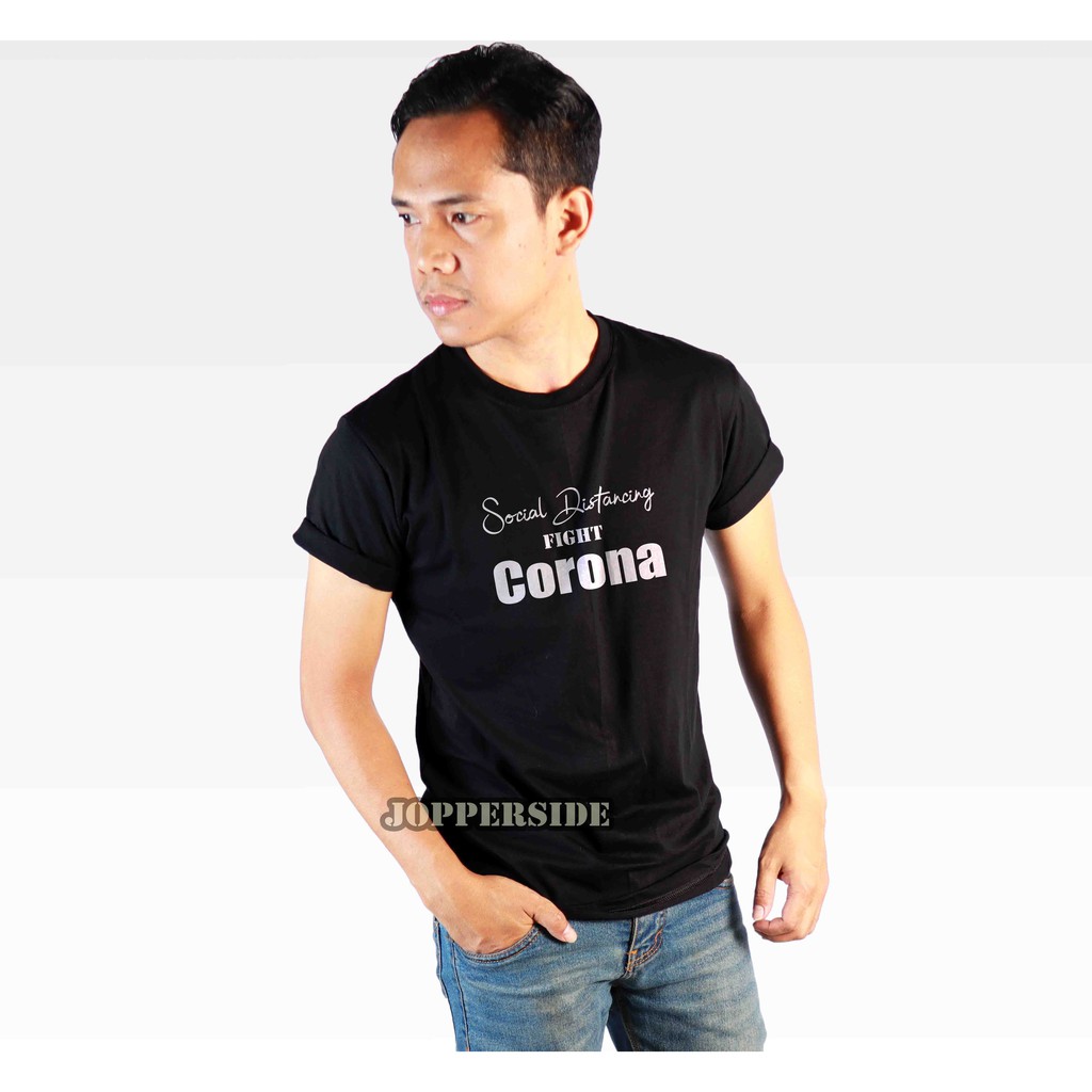 JOPPERSIDE T SHIRT KAOS DISTRO CORONA KORONA PRIA ORIGINAL PREMIUM TS84