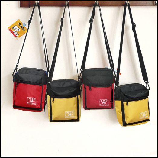 Tas Selempang Bahu PEGE Slempang Pria Kombinasi Sporty Simpel Cocok Untuk Sehari Hari - PG 8927