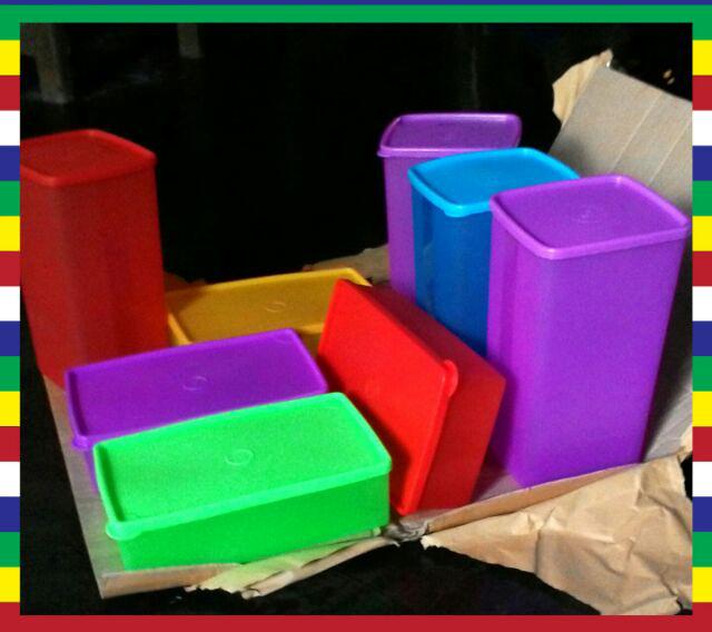 [indra Houseware]paket Toples Plastik Kotak Makan Set Isi 8pcs/toko$$