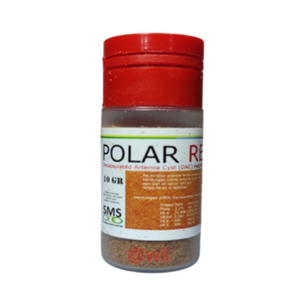 Artemia Instant Polar Red 10gram Tanpa Cangkang