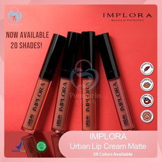 Image of IMPLORA Urban Lip Cream Matte Original BPOM - Lipcream Surabaya