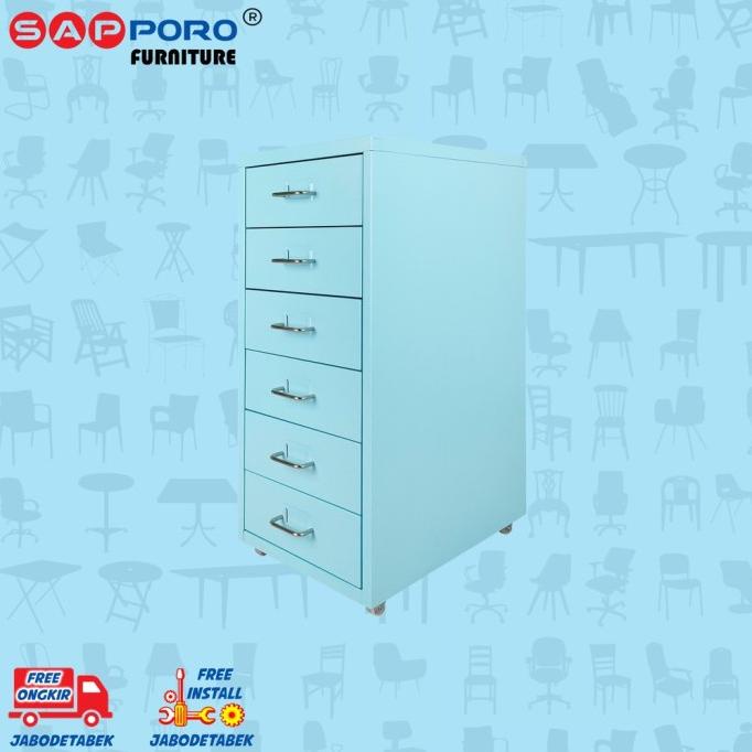 

Gercep Filing Cabinet Lemari Arsip Besi Mini 6 Laci Sapporo Alzey Ja310Bh43U