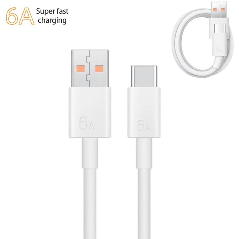 6a Kabel Data / Charger Usb Tipe C Fast Charging 22.5 / 44w Untuk Huawei Mate 40