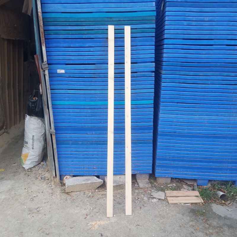 papan jati belanda ukuran 200 x 5 x 2 cm