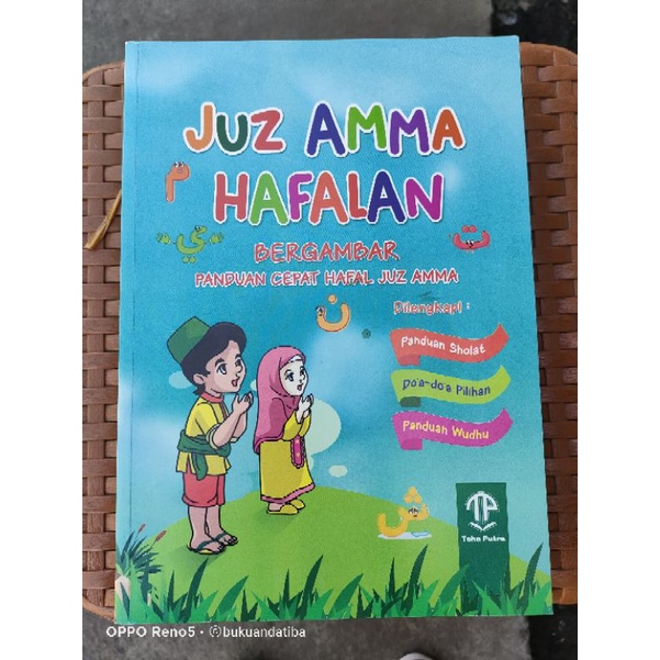 Juz Amma Hafalan Bergambar Tajwid Warna + Panduan Sholat + Doa Doa Pilihan + Panduan Wudhu