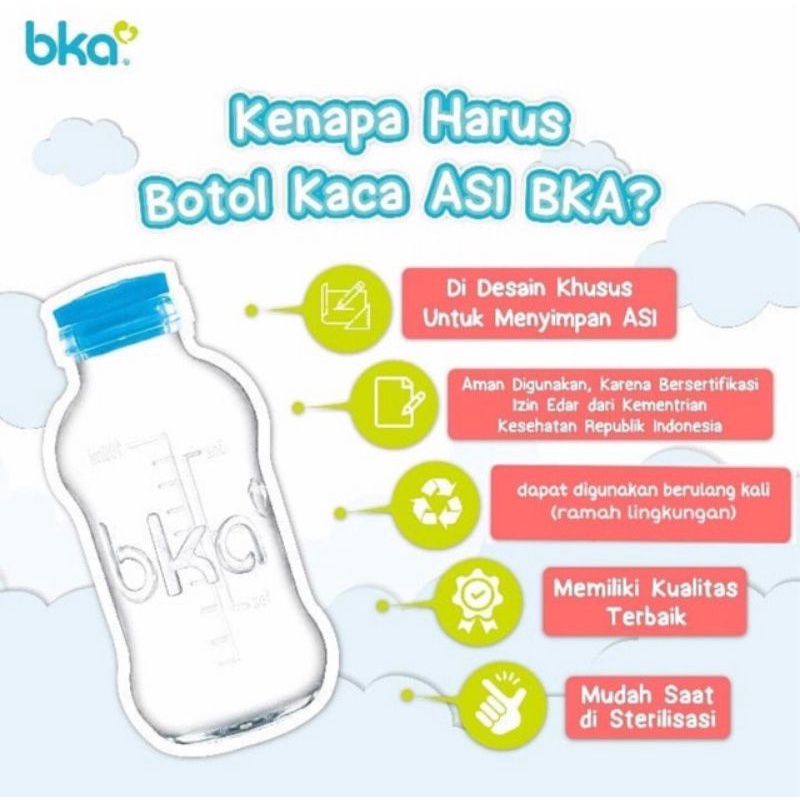 Botol Kaca Asi BKA isi 8