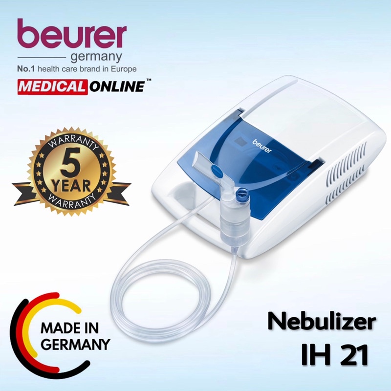 NEBULIZER BEURER IH-21 / IH21 COMPRESSOR ALAT UAP NAFAS MEDICAL ONLINE