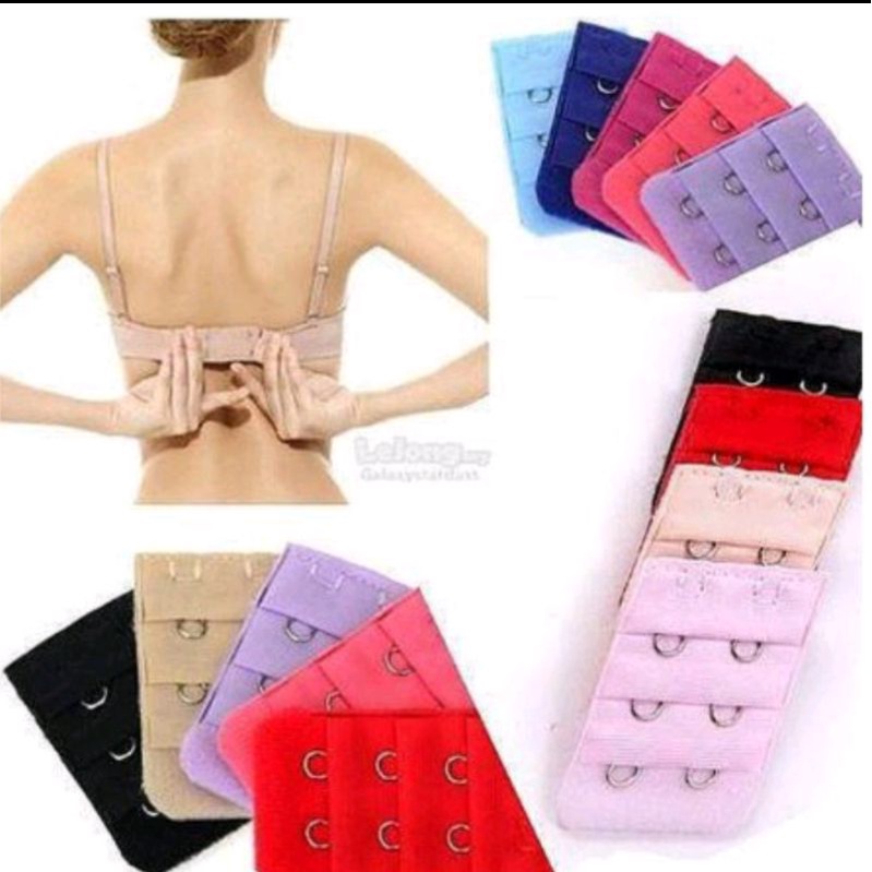 PENGAIT BRA 2 KAIT 3 KAIT / SAMBUNGAN PENGAIT TALI BRA KUTANG / AKSESORIS BH BRA EXTENSION / SAMBUNG