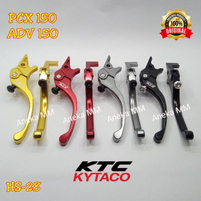 KTC Kytaco HS-28 Handle Rem PCX 150 160 AVD 150 Variasi Stelan Full CNC Gold Merah Hitam Grey Origin