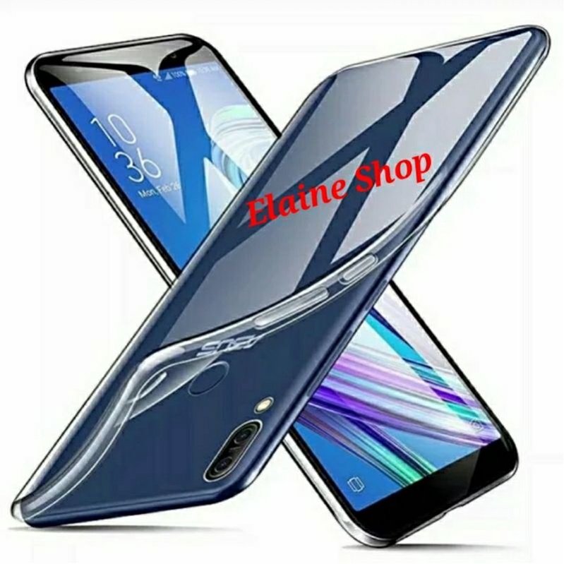 Case Asus X00PD Zenfone Max M1 ZB555KL Ultrathin Silicon Bening Jelly Tipis Casing hp