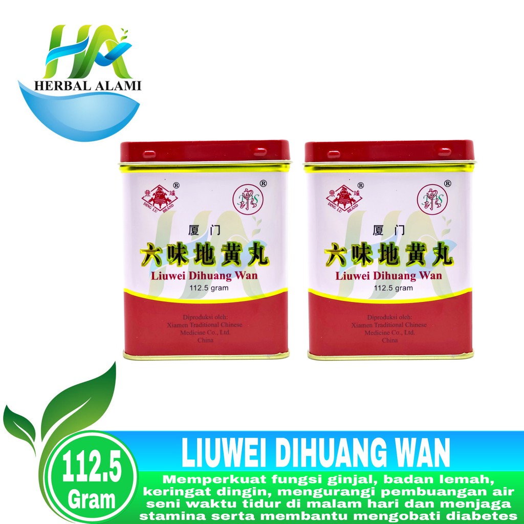 LIU WEI DI HUANG WAN (Kaleng) - OBAT HERBAL UNTUK MEMPERKUAT GINJAL