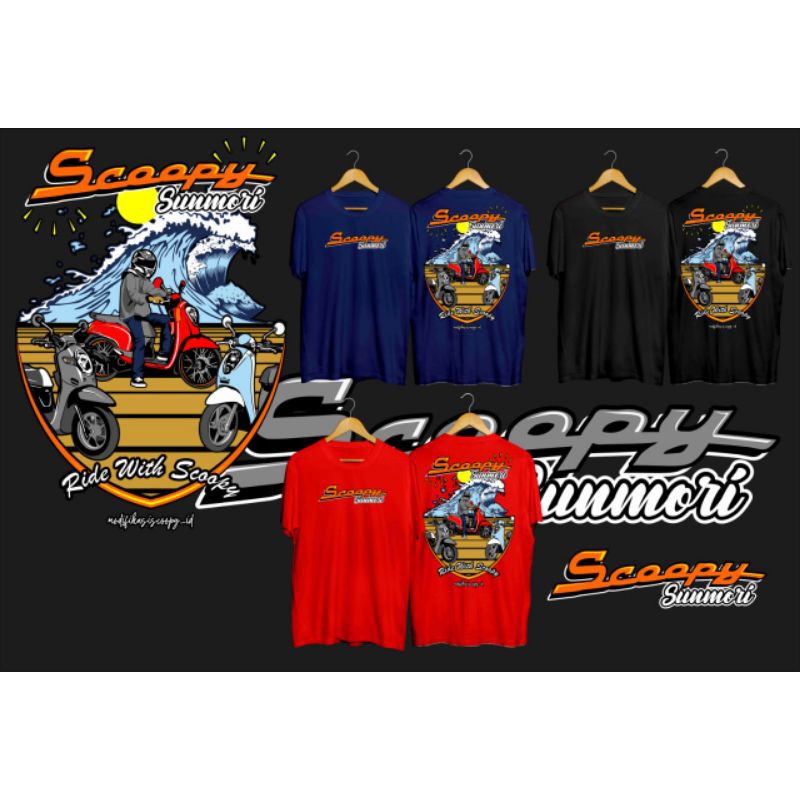 KAOS MOTHAI SCOOPY KAOS MODIFIKASI SCOOPY