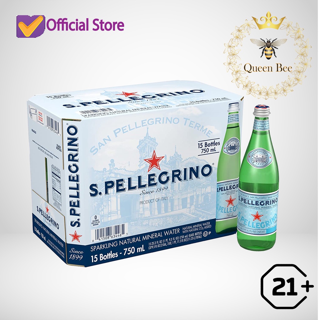 

San pellegrihno sparkling water 12 botol @750 ml