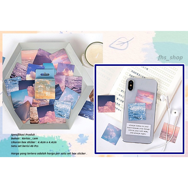 

46Pcs Stiker Aesthetic Scrapbook Sticker Deco Stiker Lucu Stiker Jurnal Beach Photos Deco Journal