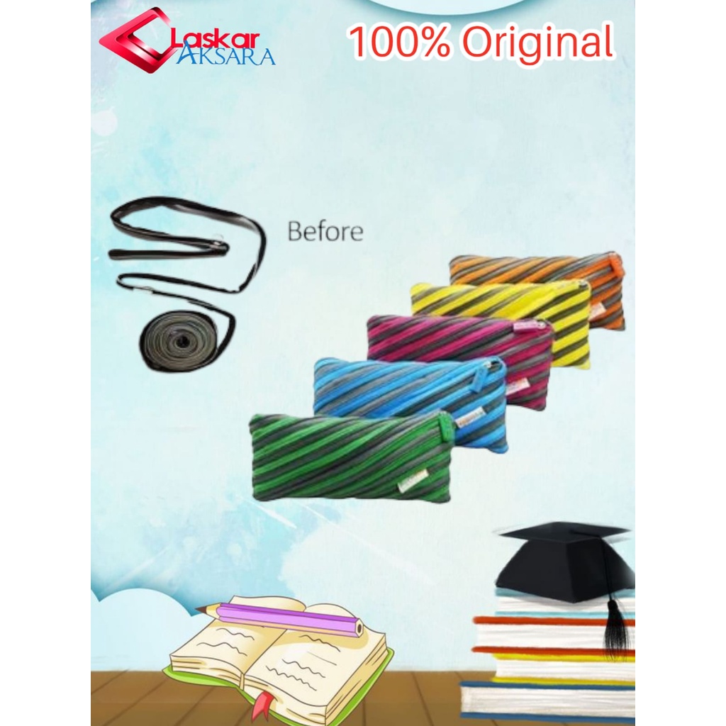 

ZIP N ROLL-Tempat pensil - Pouch Pastel - SP003