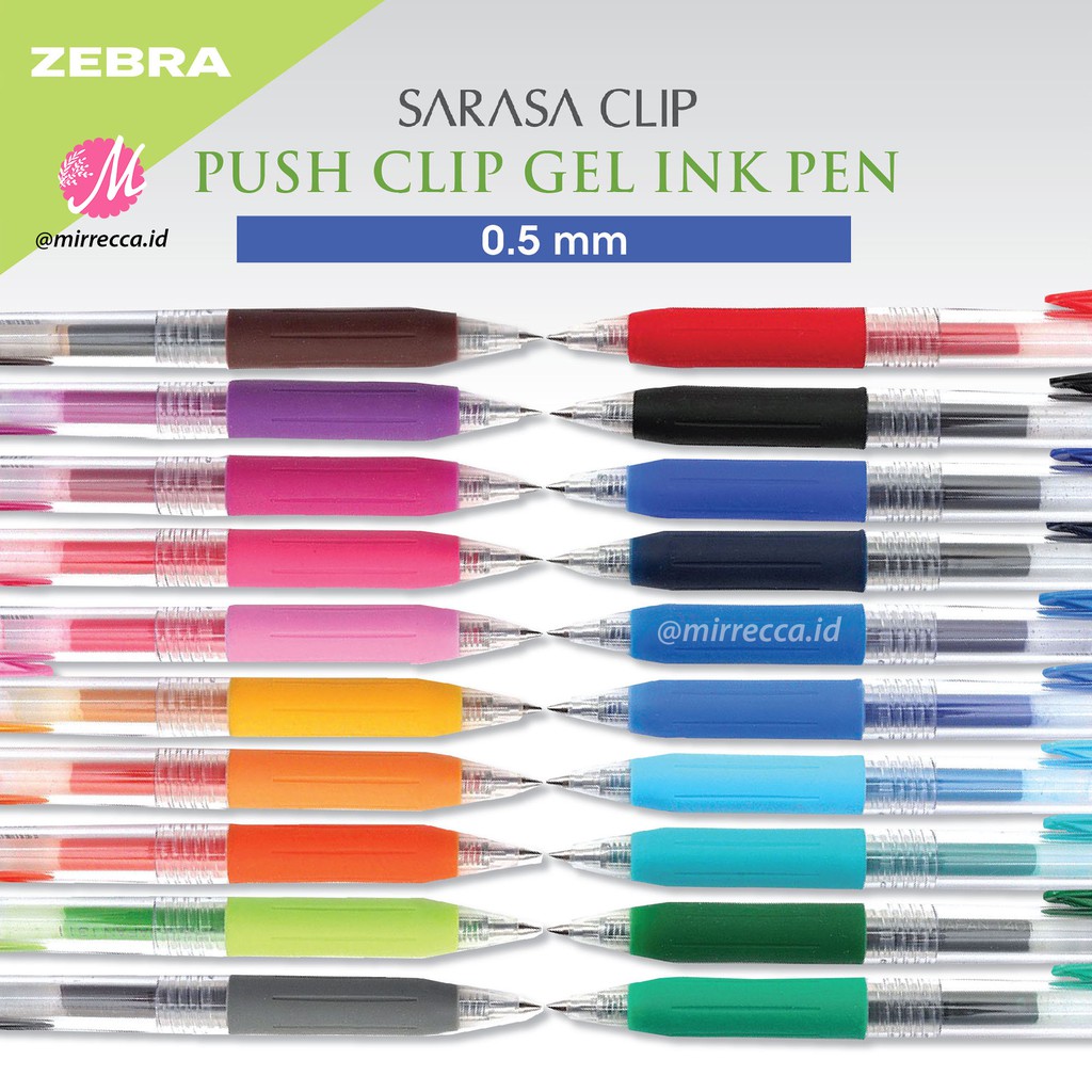 PULPEN GEL SARASA CLIP 0.5 ORIGINAL BASIC COLOR / BOLPEN