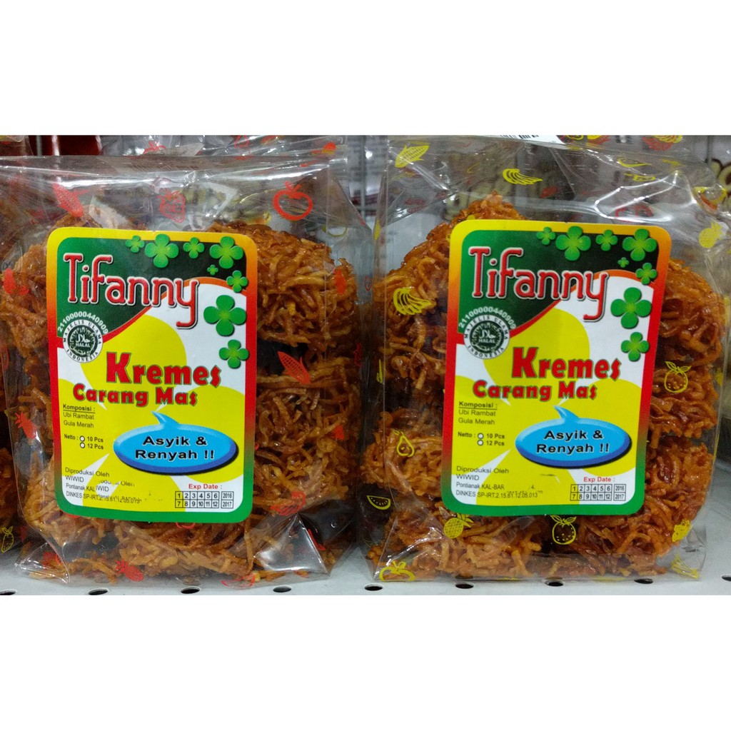 

Carang Mas Grubi - Snack Ubi Rambat Gula Merah khas Pontianak