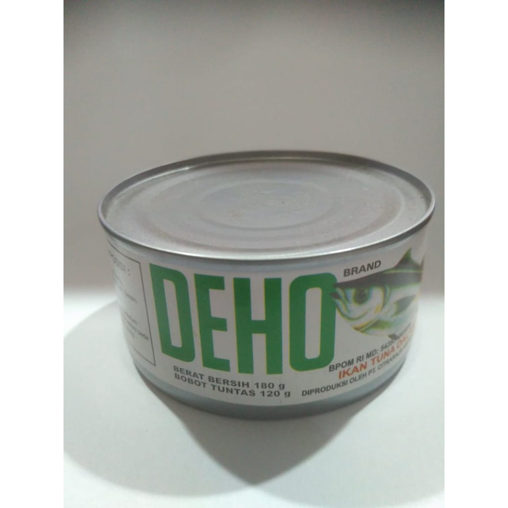 

DEHO Tuna Chunk in Oil 180gr Ikan Tuna dalam minyak