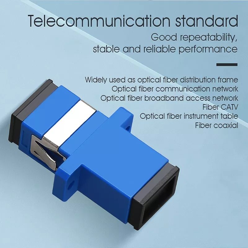 Adapter Fiber Optic SC UPC Sambungan Fast Connector 1pcs