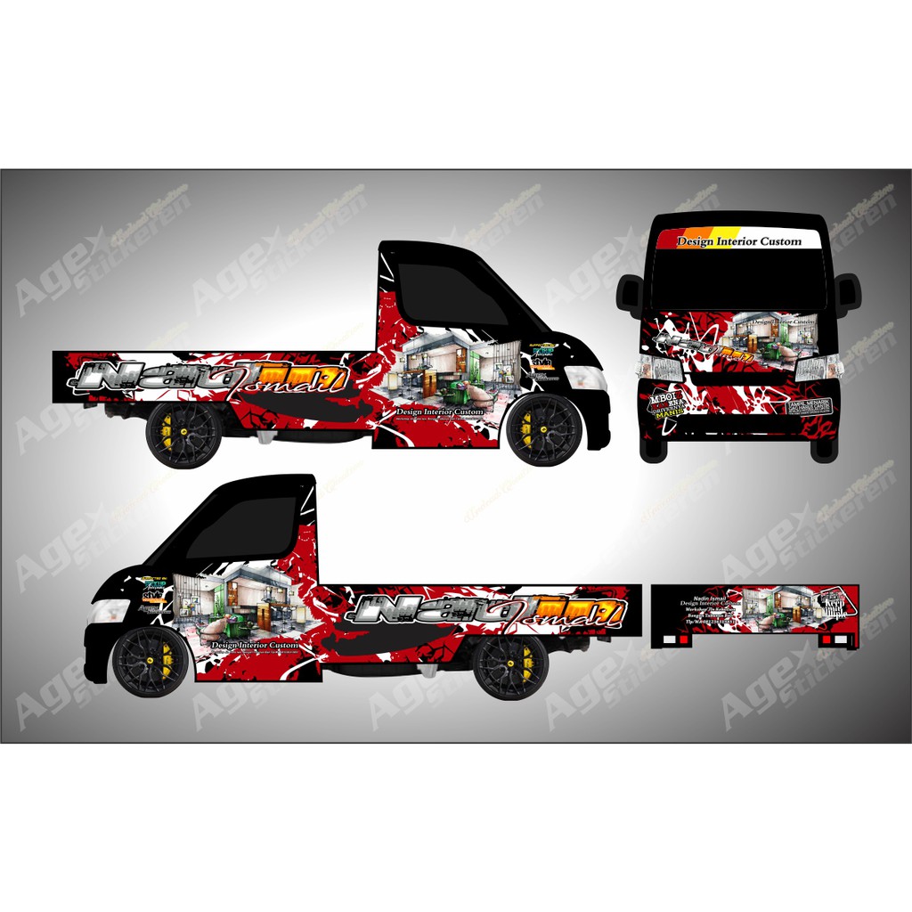 DECAL STIKER GRAN MAX CUSTOM