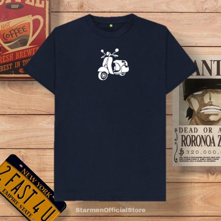 Kaos Distro Unisex MOTOR VESPA Katun Combed 30s / sablon polyflex /polyflex premium / Pakaian Pria Wanita Atasan Cowok Cewek /kaos kekinian / kaos viral / tshirt tumbrl tee basic /SIZE M , L , XL , XXL / kaus oblong oversize kaos murah best seller ready