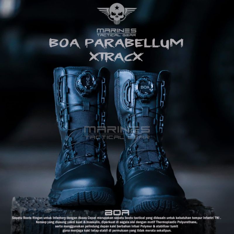 Sepatu PDL Tactical BOA Parabellum X-tracx OriginaL